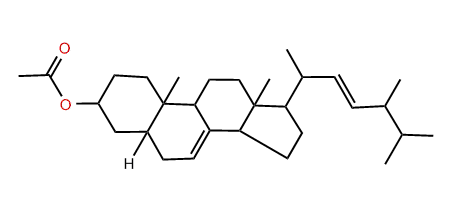 (E)-Ergosta-7,22-dien-3-yl acetate